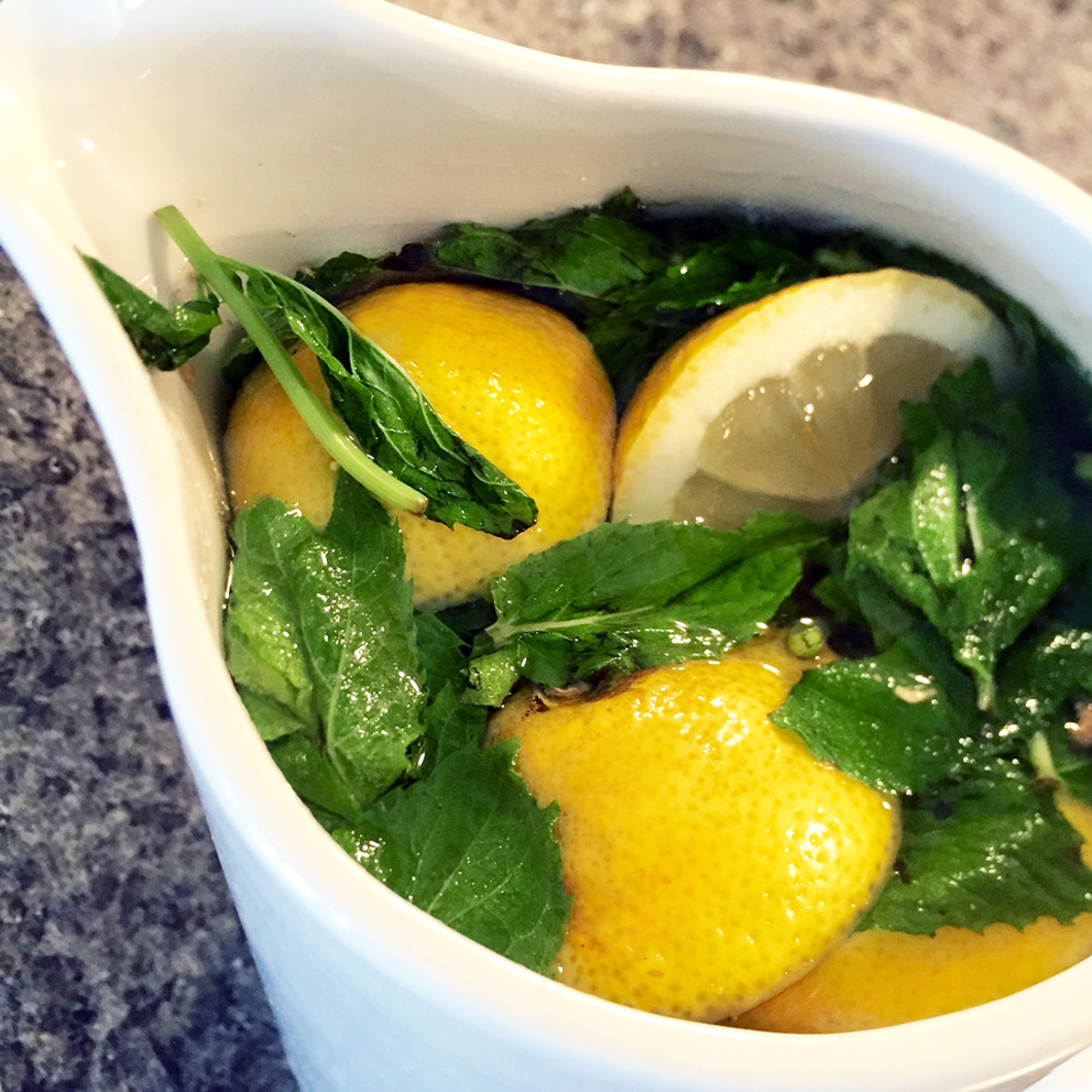 Zitronen-Pfefferminz Limonade