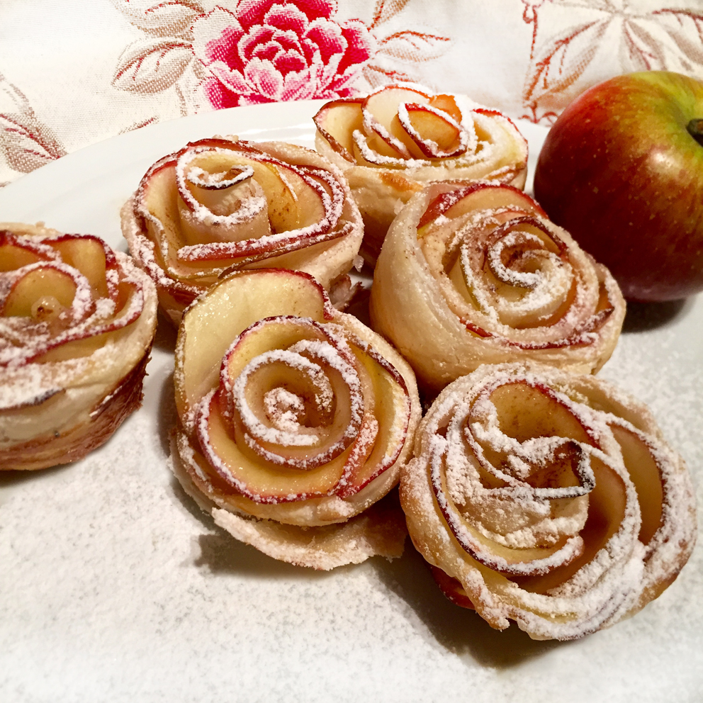 Apple Rose Cupcakes