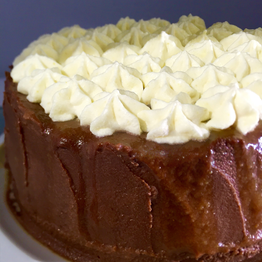 Quitten-Schokoladen-Torte