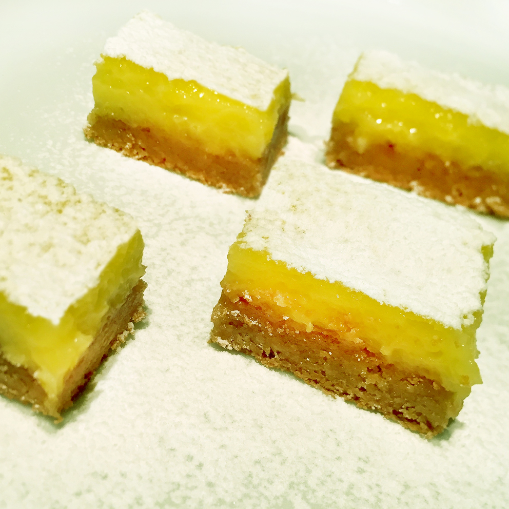 Zitronenschnittchen mit Olivenöl und Fleur de&nbsp;Sel