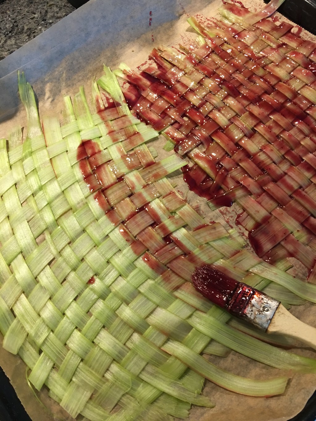 Rhabarber Frangipani Tarte