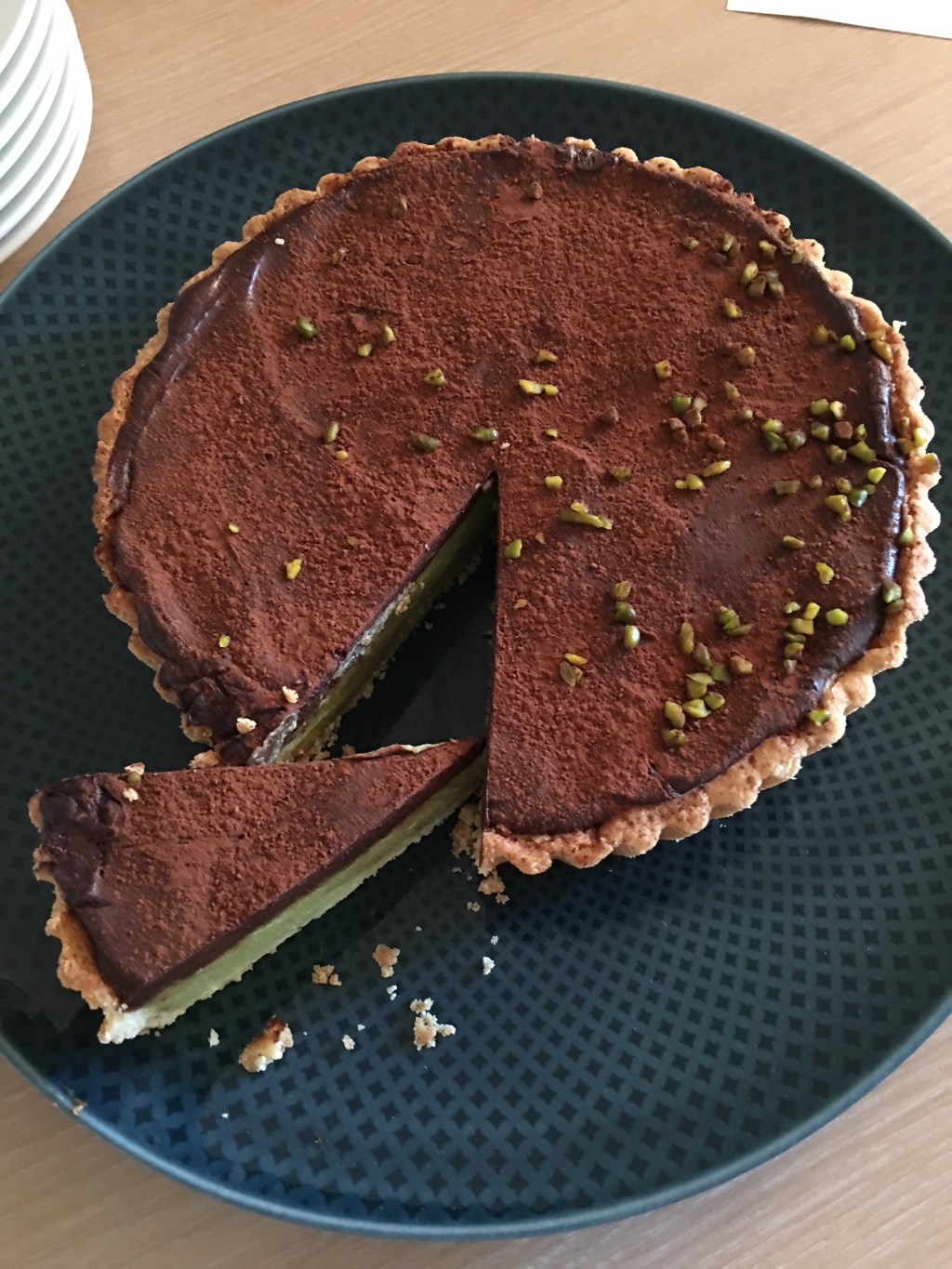 Avocado Chocolate Tarte