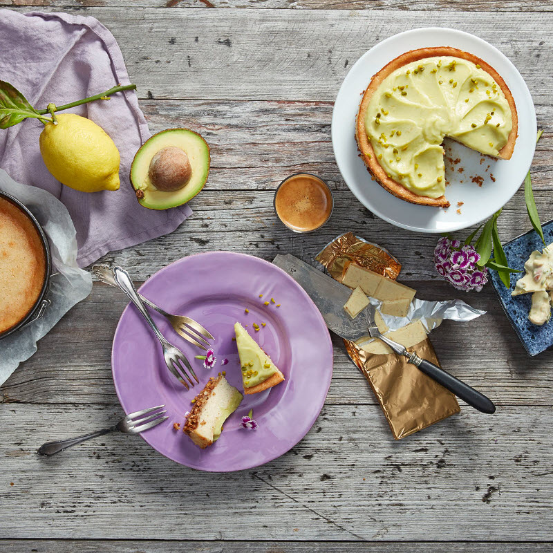 Vegan Avocado & Lemon&nbsp;Cheesecake