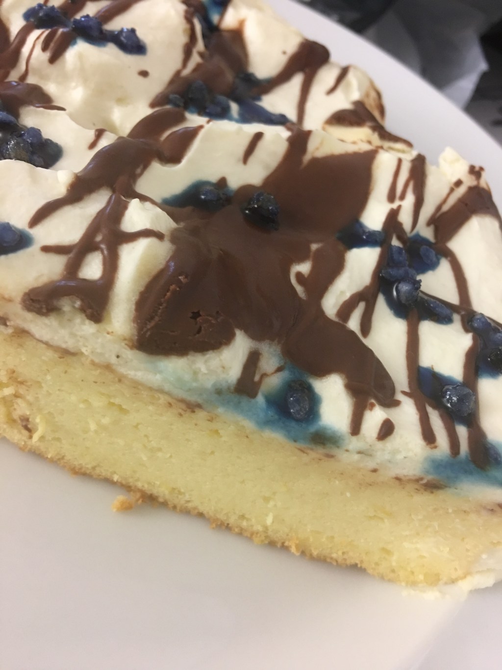 Japanese Violet Cheesecake