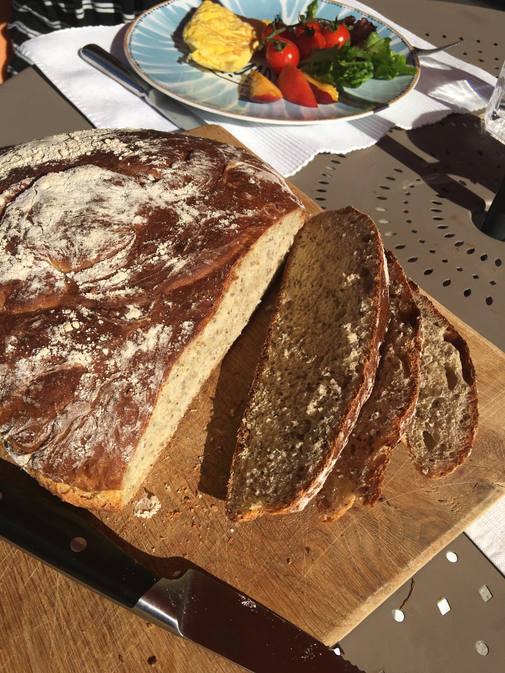Chia Brot mit Kaffee &&nbsp;Lavendel