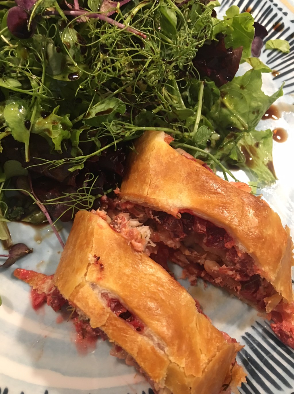 Räucherforellen-Randen-Strudel