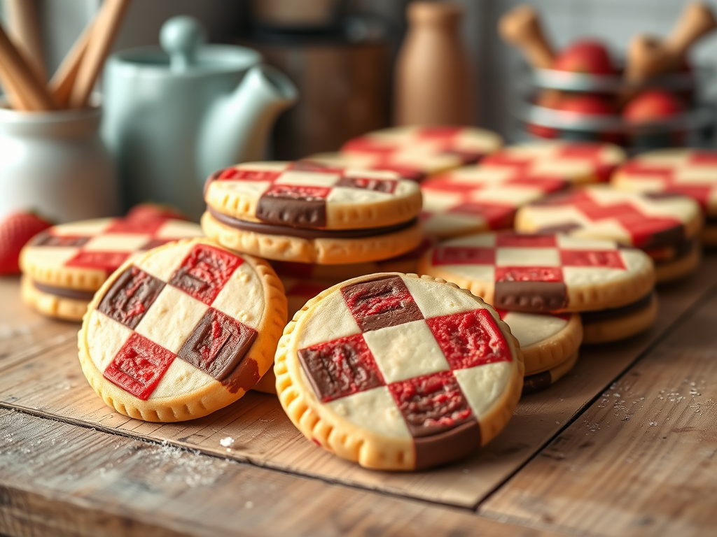 15. Türchen: Neapolitanische Schachbrettkekse